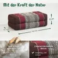Kapok St�tzkissen, Classic (Weinrot)