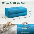 Kapok St�tzkissen, Basic (Hellblau Uni)