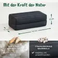 Kapok St�tzkissen, Basic (Schwarz Uni)