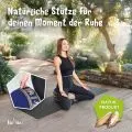 Kapok Zafukissen klein, Deluxe (Blau/Elefanten Seide)