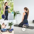 Kapok Zafukissen klein, Deluxe (Blau/Elefanten Seide)