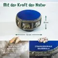 Kapok Zafukissen klein, Deluxe (Blau/Schwarz/Elefanten Seide)