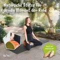 Kapok Zafukissen klein, Deluxe (Gr�n/Orange/Elefanten Seide)