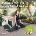 Kapok Zafukissen klein, Deluxe (Schwarz/Gr�n/Elefanten Seide)