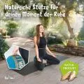 Kapok Zafukissen klein, Deluxe (Hellblau/Elefanten Seide)