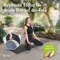 Kapok Zafukissen klein, Deluxe (Grau/Elefanten Seide)