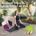 Kapok Zafukissen klein, Deluxe (Lila/Elefanten Seide)