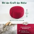 Kapok Zafukissen klein, Basic (Rot Uni)