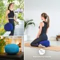 Kapok Zafukissen klein, Basic (Blau Uni)