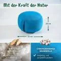 Kapok Zafukissen klein, Basic (Hellblau Uni)