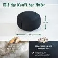 Kapok Zafukissen klein, Basic (Schwarz Uni)