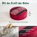 Kapok Zafukissen gro�, Classic (Rot/Elefanten)