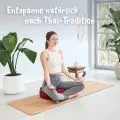 Kapok Zafukissen gro�, Classic (Rot/Elefanten)