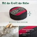 Kapok Zafukissen gro�, Classic (Schwarz/Elefanten)