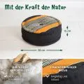 Kapok Zafukissen gro�, Classic (Schwarz/Orange)