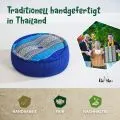 Kapok Zafukissen gro�, Classic (Blau)