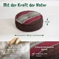 Kapok Zafukissen gro�, Classic (Weinrot)