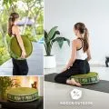 Kapok Zafukissen gro�, Deluxe (Gr�n/Elefanten Seide)