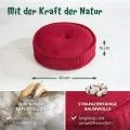 Kapok Zafukissen gro�, Basic (Rot Uni)