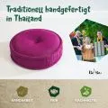 Kapok Zafukissen gro�, Basic (Dunkelrosa Uni)
