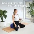 Kapok Zafukissen gro�, Basic (Blau Uni)