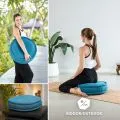 Kapok Zafukissen gro�, Basic (Hellblau Uni)