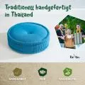 Kapok Zafukissen gro�, Basic (Hellblau Uni)