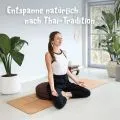 Kapok Zafukissen gro�, Basic (Braun Uni)