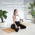 Kapok Zafukissen gro�, Basic (Schwarz Uni)