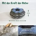 Kapok Zafukissen Stern klein (Blau/Elefanten)