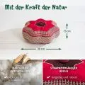 Kapok Zafukissen Stern klein (Rubinrot)