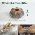 Kapok Zafukissen Stern klein (Braun)