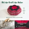 Kapok Zafukissen Stern gro� (Rot/Elefanten)