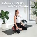 Kapok Zafukissen Stern gro� (Rot/Elefanten)