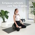 Kapok Zafukissen Stern gro� (Blau/Elefanten)