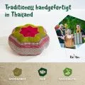 Kapok Zafukissen Stern gro� (Rot/Gr�n)