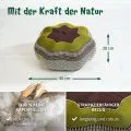 Kapok Zafukissen Stern gro� (Braun/Gr�n)