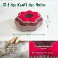 Kapok Zafukissen Stern gro� (Rubinrot)