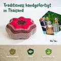 Kapok Zafukissen Stern gro� (Rubinrot)
