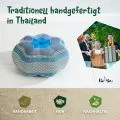 Kapok Zafukissen Stern gro� (Hellblau)