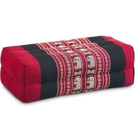 Kapok St�tzkissen, Classic (Rot/Elefanten)