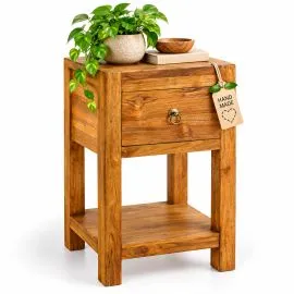 Java Nachtschrank, hohes Schr�nkchen aus Teakholz, Nr.361