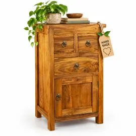 Java Teakholzkommode, Nachtschrank im rustikalem Design,  Nr.370