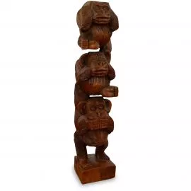 Skulptur Affenleiter aus Bali (Indonesien)