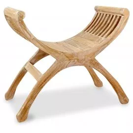 Hocker aus Teakholz  aus Java (Indonesien)
