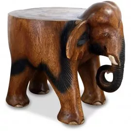 Elefanten Skulptur mit flachem R�cken, gro�
