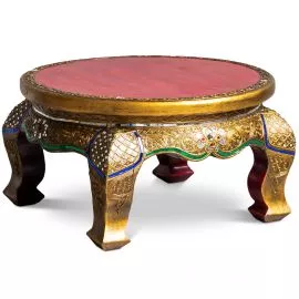 Runder Opiumtisch Glasmosaiklook, gro