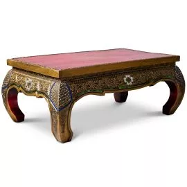 Opiumtisch mit Mosaikverzierungen