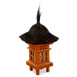 Bali Deko Haus mit Kokusnussfaserdach, klein