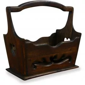 Asiatischer Holzkorb Herz